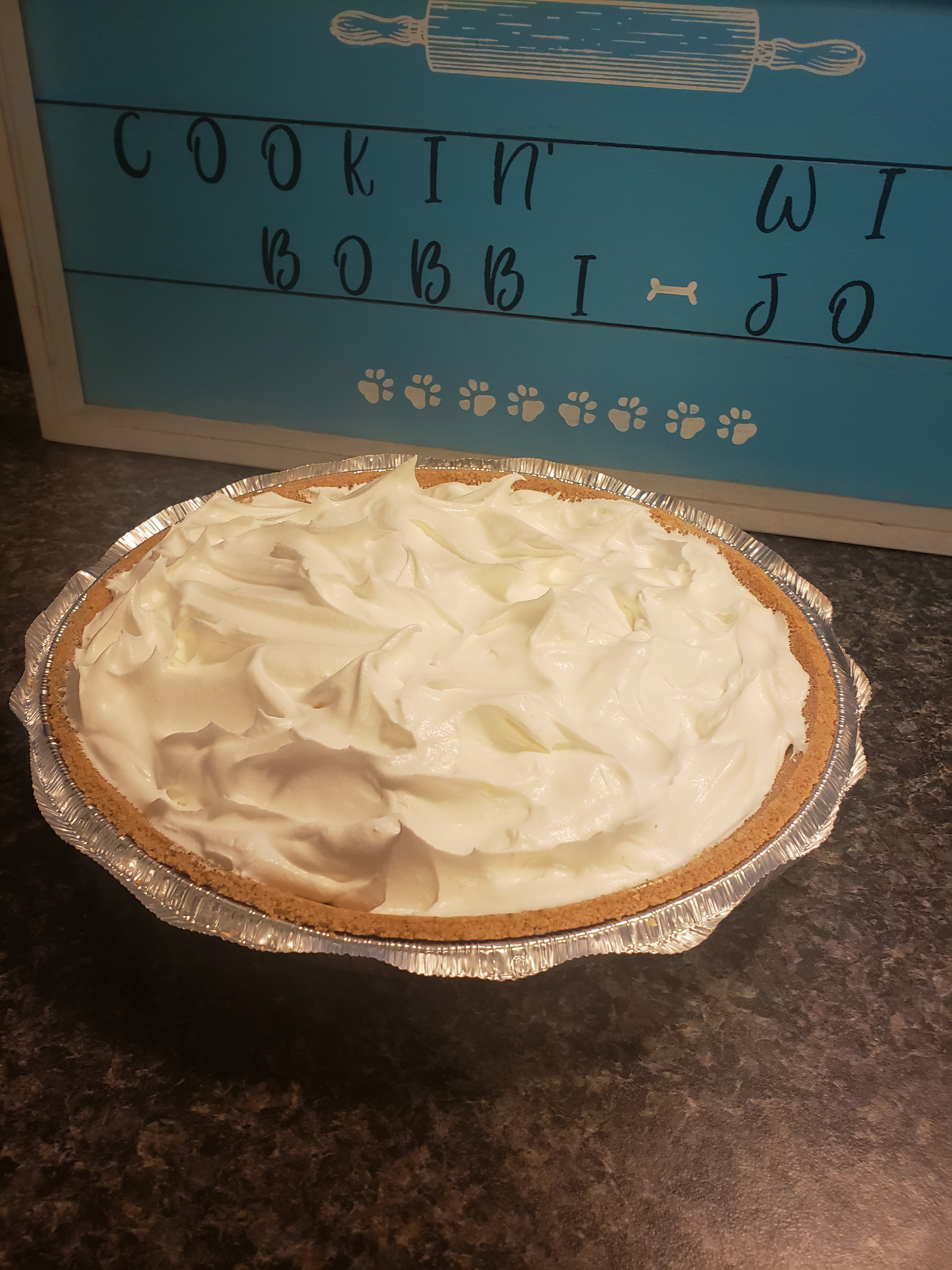Orange Cream Pie with Sugar-free pie filling