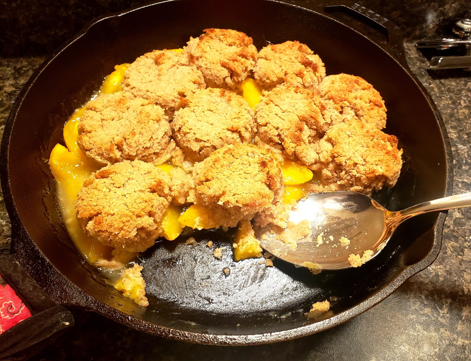Keto Peach Cobbler
