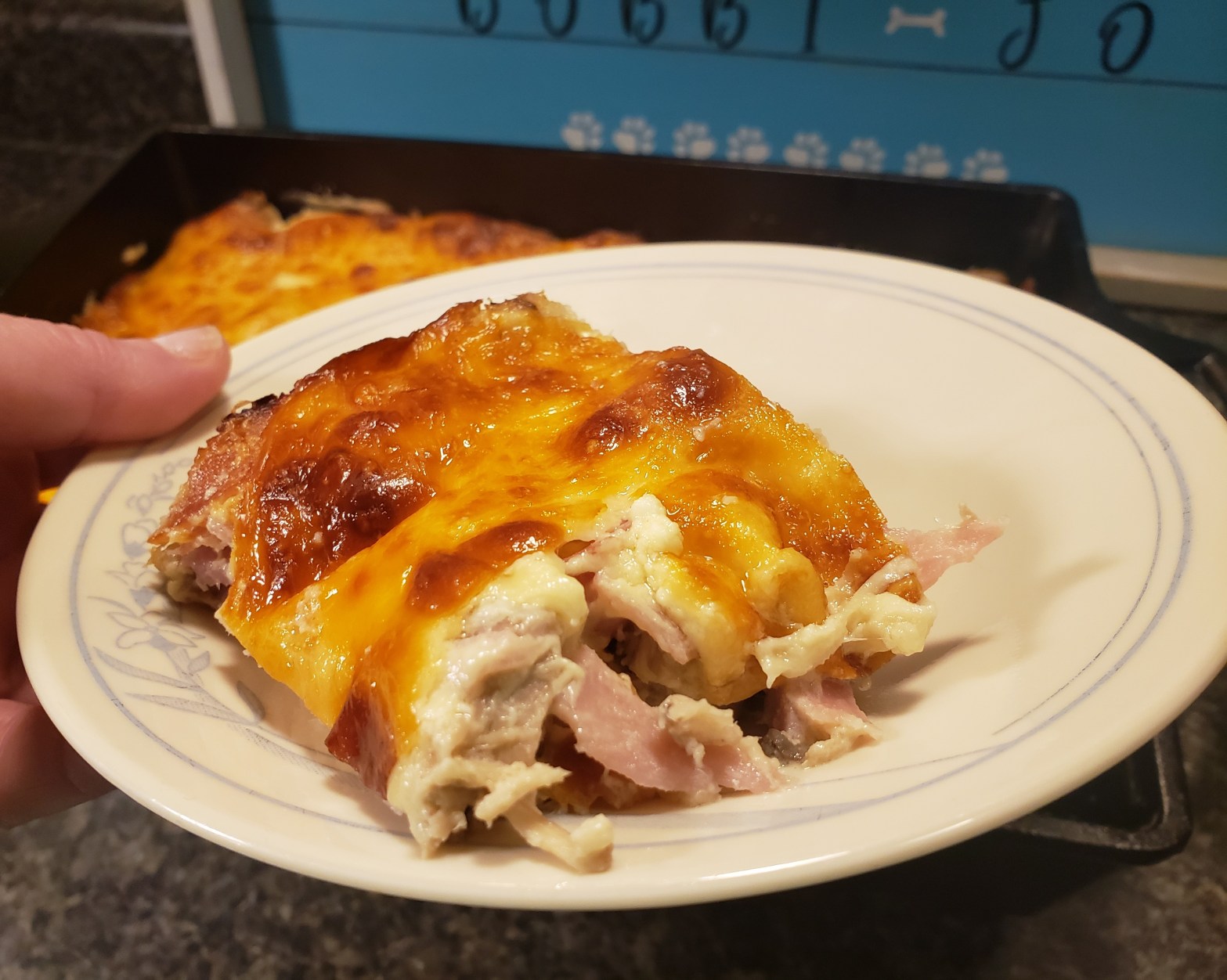 Keto Chicken Cordon Bleu Casserole