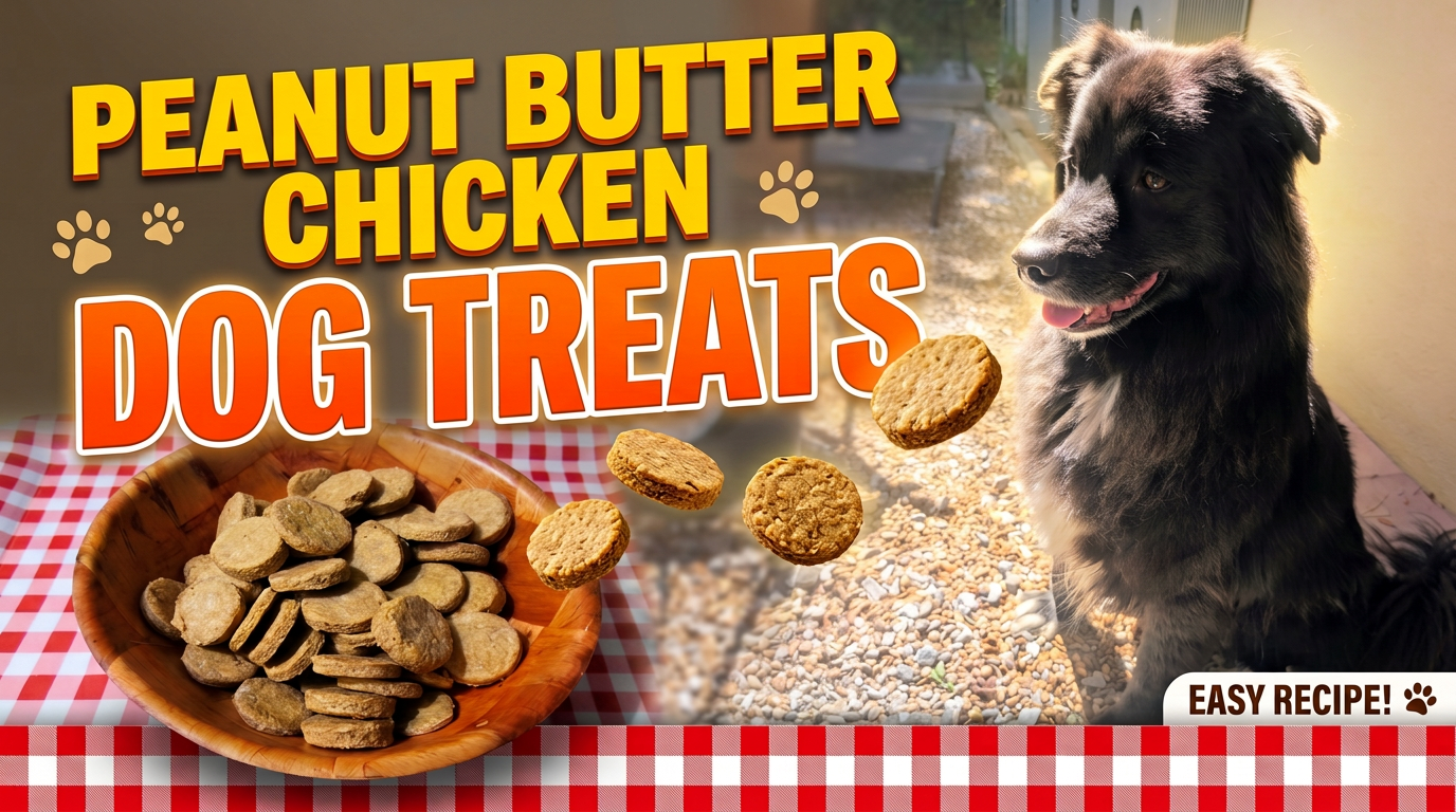 Bobbi Jo’s Favorite Peanut Butter & Chicken Dog Treats!